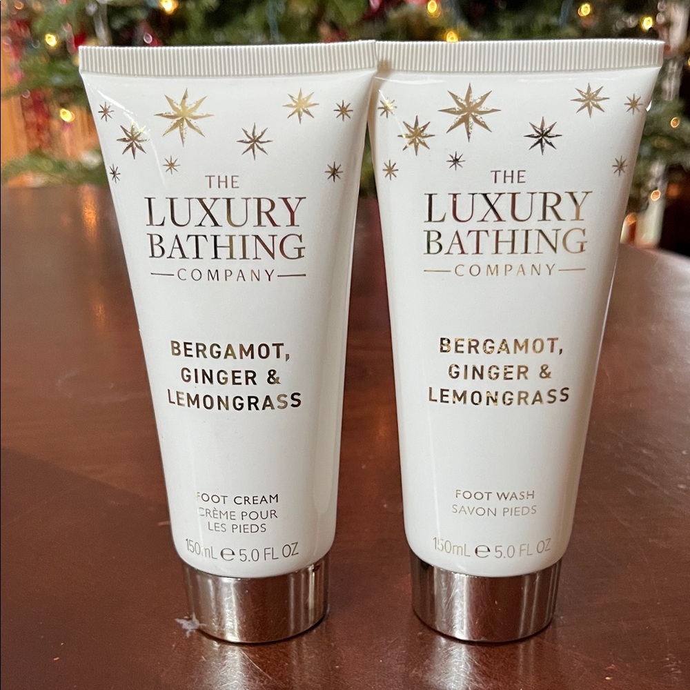 Luxury Bathing Company Foot Care Duo - White and Gold